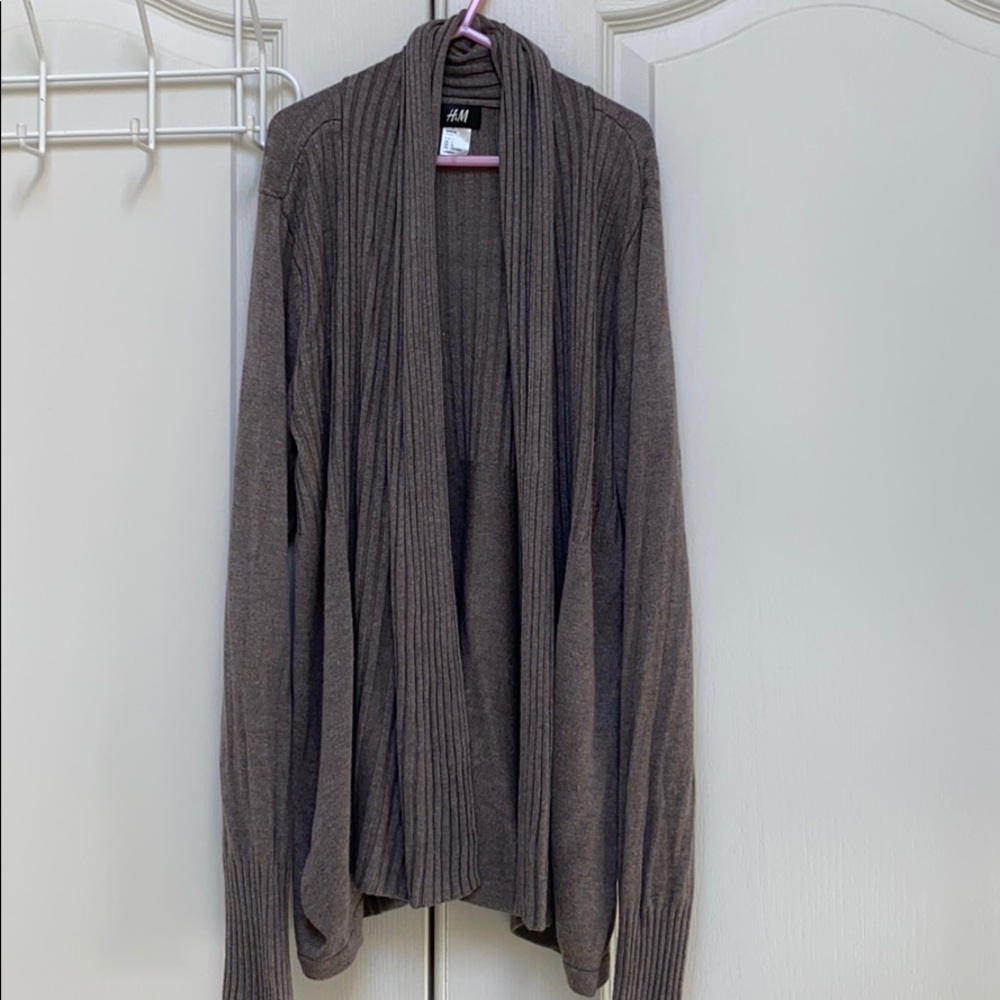 H&M open ribbed cardigan
